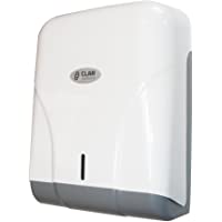Clar Systems T6500PG Dispensador de Papel Toalla- 600 Toallas- Blanco